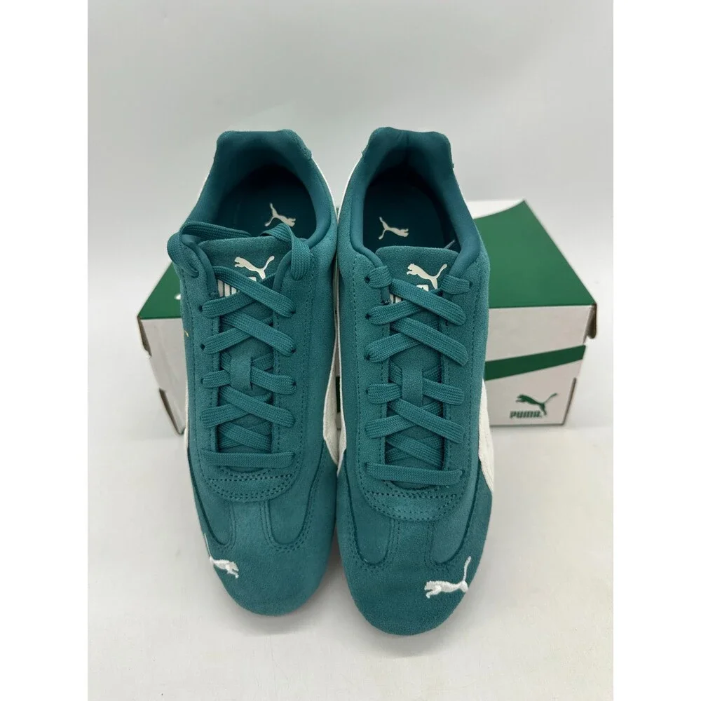 Puma Speedcat OG Men's Size 11.5 Blue White Black Suede Athletic Shoes 398846 67